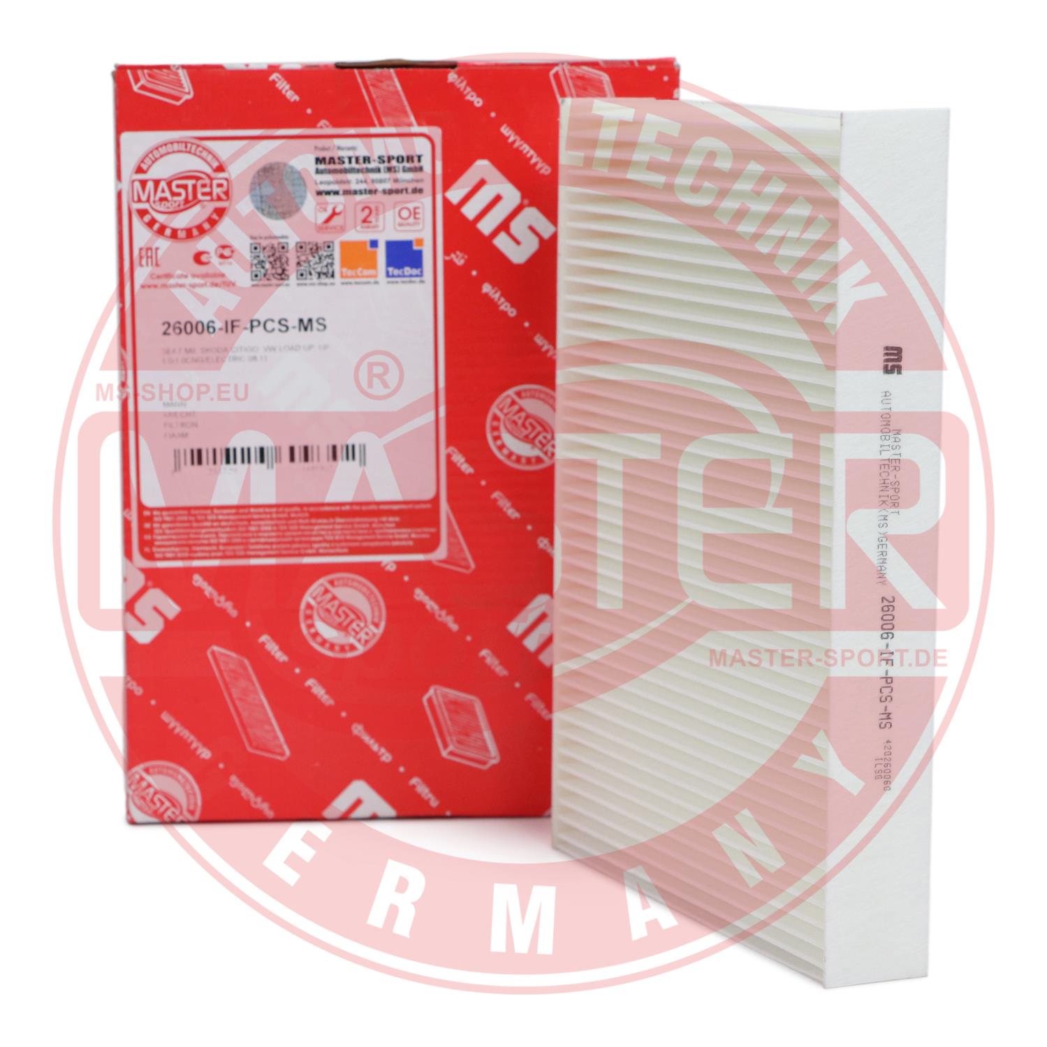 MASTER-SPORT GERMANY 26006-IF-PCS-MS Filter vnútorného priestoru